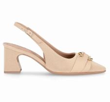 Sapato Feminino Piccadilly Slingback Irene Salto Alto Brule Sapato Feminino Piccadilly Slingback Irene Salto Alto Brule