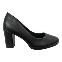Sapato Feminino Piccadilly Trabalho Social Versátil Macio Original Leve e Confortável Moderno Casual Elegante Salto 7,5 cm