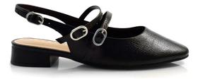 Sapato Feminino Ramarim Slingback Salto Baixo 24-15131