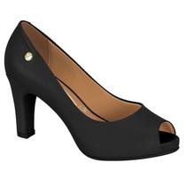 Sapato Feminino Salto Alto Elegante Vizzano Peeptoe 1840.300