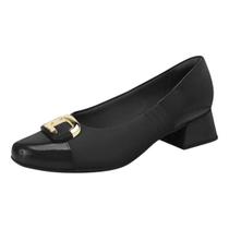 Sapato Feminino Salto Baixo Bloco Conforto Leve Piccadilly