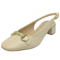 Sapato Feminino Salto Baixo Conforto Moderno Sua Cia