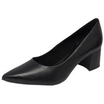 Sapato Feminino Salto Bloco Elegante Conforto Bottero