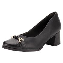 Sapato feminino salto grosso piccadilly 654046 Sapato feminino salto grosso piccadilly 654046