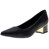 Sapato feminino salto grosso piccadilly - 739115