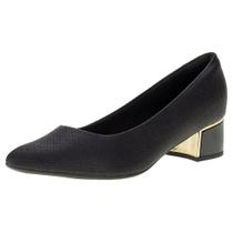 Sapato feminino salto grosso piccadilly - 739115