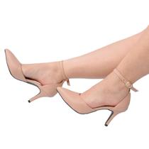 Sapato Feminino Scapin Com Tornozeleira Salto Alto Fino 7cm 2023 58