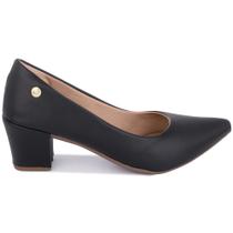 Sapato Feminino Scarpin Bico Fino com Salto Bloco em Napa Macio para Mulheres Modernas Ideal para o Dia a Dia