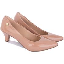 Sapato Feminino Scarpin Bico Fino Salto Fino Verniz Macio Sapato Feminino Scarpin Bico Fino Salto Fino Verniz Macio