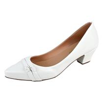 Sapato Feminino Scarpin Bico Fino Tradicional Donna Santa 36.009