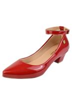 Sapato Feminino Scarpin Salto Baixo Grosso Festa Ref: 36.002