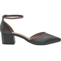 Sapato Feminino Scarpin Social Bico Fino Salto Médio Traseiro Fechado Conforto Vizzano 1220.317