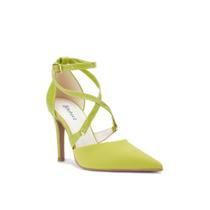 Sapato feminino Scarpin verde lima Bebecê Original