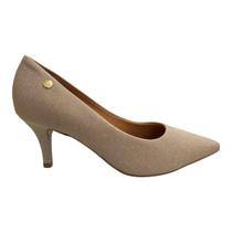 Sapato Feminino Scarpin Vizzano Casual Salto Médio 1185.702 Dourado