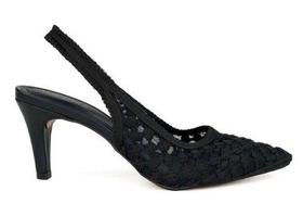 Sapato Feminino Slingback Tramado Valentina 434001-1