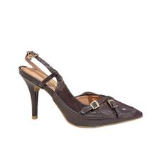 Sapato Feminino Slingback Vizzano 1184 Em Verniz Moda