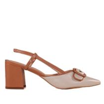 Sapato Feminino Slingback Zariff Off White Sapato Feminino Slingback Zariff Off White