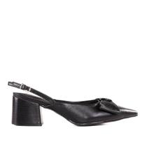 Sapato Feminino Slingback Zariff Preto Sapato Feminino Slingback Zariff Preto