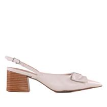 Sapato Feminino Slingback Zariff White Sapato Feminino Slingback Zariff White