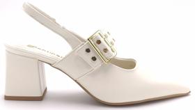 Sapato Feminino Slingblack Salto Médio Santinelli 1636-046 Sapato Feminino Slingblack Salto Médio Santinelli 1636-046