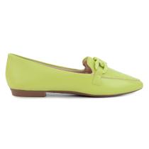 Sapato Feminino Sua Cia Mocassim Verde Lemon - 8222 Sapato Feminino Sua Cia Mocassim Verde Lemon - 8222
