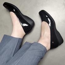 Sapato Feminino Super Conforto Firezzi Scarpin Verniz 233014