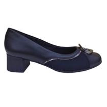 Sapato Feminino USAFLEX Salto Bloco Joanetes AJ0111 Sapato Feminino USAFLEX Salto Bloco Joanetes AJ0111