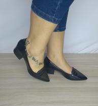 Sapato Feminino Verniz Preto-Boessio