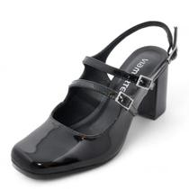 Sapato Feminino Via Marte Salto Alto REF: 062-005-01 VERNIZ
