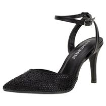 Sapato Feminino Via Marte Scapin Salto Alto Strass 22-14705