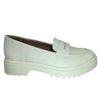 Sapato feminino via uno mocassim loafer salto grosso tratorado Sapato feminino via uno mocassim loafer salto grosso tratorado