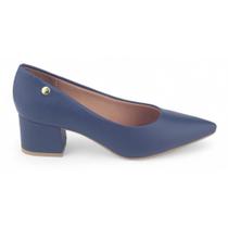Sapato Feminino Vizzano 1220.315 Bico Fino Salto Bloco
