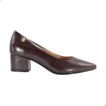 Sapato Feminino Vizzano Napa Garda Cacau 1220.315 Sapato Feminino Vizzano Napa Garda Cacau 1220.315