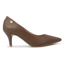 Sapato Feminino Vizzano Scarpin Salto Baixo 1185.702 - Marrom Sapato Feminino Vizzano Scarpin Salto Baixo 1185.702 - Marrom