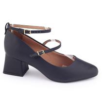 Sapato Feminino Vizzano social 1423.102 Boneca salto bloco