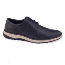 Sapato Ferracini man social Fluence 5540 Float Couro cadarço