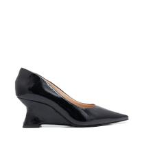 Sapato Ferrucci Scarpin Anabela Preto