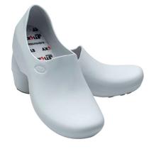 Sapato hospitalar Antiderrapante Enfermagem Cozinha Hotelaria Sticky Shoe WOMAN Canada EPI CA 39848