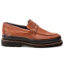 Sapato Iate Loafer Premium de Luxo Couro Legítimo Tratorado