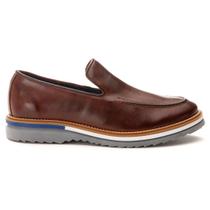 Sapato Iate Loafer Premium de Luxo Tratorado Couro Legítimo