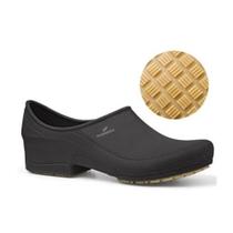 Sapato impermeável preto solado antiderrapante - moov - fujiwara ca38590