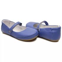 Sapato infantil Azul em couro Gambo menina