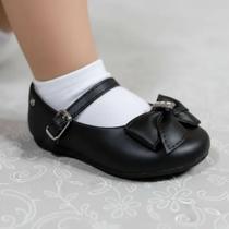 Sapato infantil feminino Mini Angel enfeite Strass preto Pampili Sapato infantil feminino Mini Angel enfeite Strass preto Pampili
