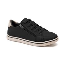 Sapato Infantil Klin Flyer Kids Preto Zíper Elástico 469.215