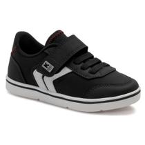 Sapato Infantil Klin Flyer Preto e Branco Básico 117.160 Sapato Infantil Klin Flyer Preto e Branco Básico 117.160