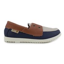 Sapato Infantil Masculino Klin Sider Off White - 296013 Sapato Infantil Masculino Klin Sider Off White - 296013