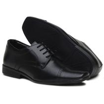 Sapato Infantil Masculino Leve Cadarço Conforto Cor Preto Sapato Infantil Masculino Leve Cadarço Conforto Cor Preto