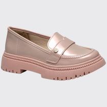 Sapato Infantil Meninas Tratorado Fivela Conforto Pink Cats V3481