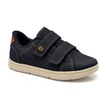 Sapato Infantil Menino Klin Flyer Mini Marinho/Caramelo