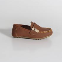 Sapato Infantil Mocassim Klin Curumim 197134 Linho